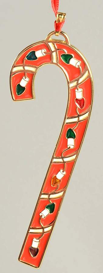 Candy Cane-Ornament Christmas Lights - Boxed by Wallace Silver-1