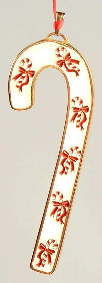 Candy Cane-Ornament Candy Canes - Boxed by Wallace Silver-1