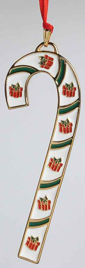 Candy Cane-Ornament Holiday Gifts-Presents - No Box by Wallace Silver-1