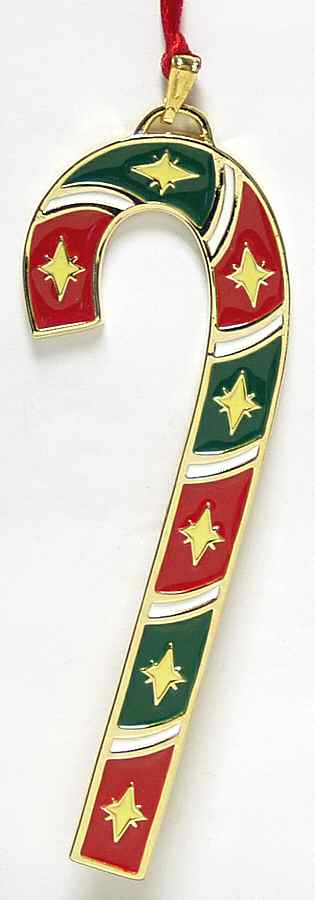 Candy Cane-Ornament North Star - Boxed by Wallace Silver-1