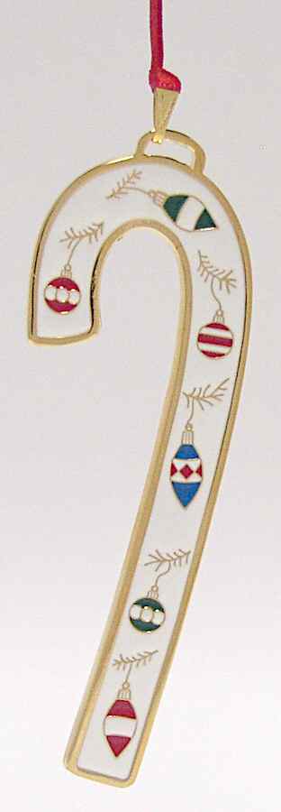 Candy Cane-Ornament Christmas Balls - No Box by Wallace Silver-1
