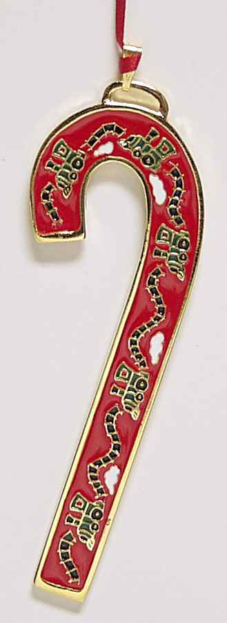 Candy Cane-Ornament Train - Boxed by Wallace Silver-1