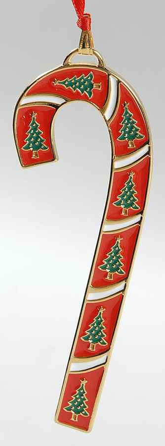 Candy Cane-Ornament Christmas Trees-30th Anniversary - No Box by Wallace Silver-1