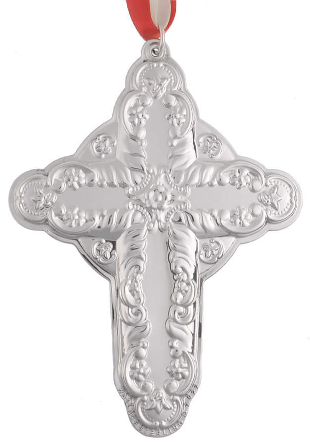 Grande Baroque Cross 2022 Cross 3 1/4 - Boxed by Wallace Silver-1