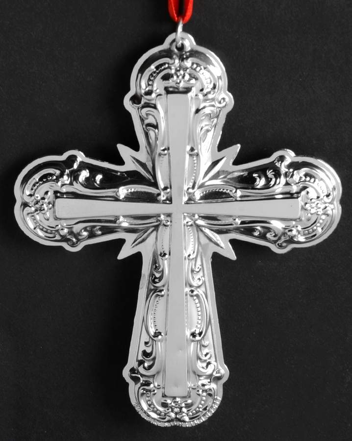 Grande Baroque Cross 2017 Cross - Boxed by Wallace Silver-1