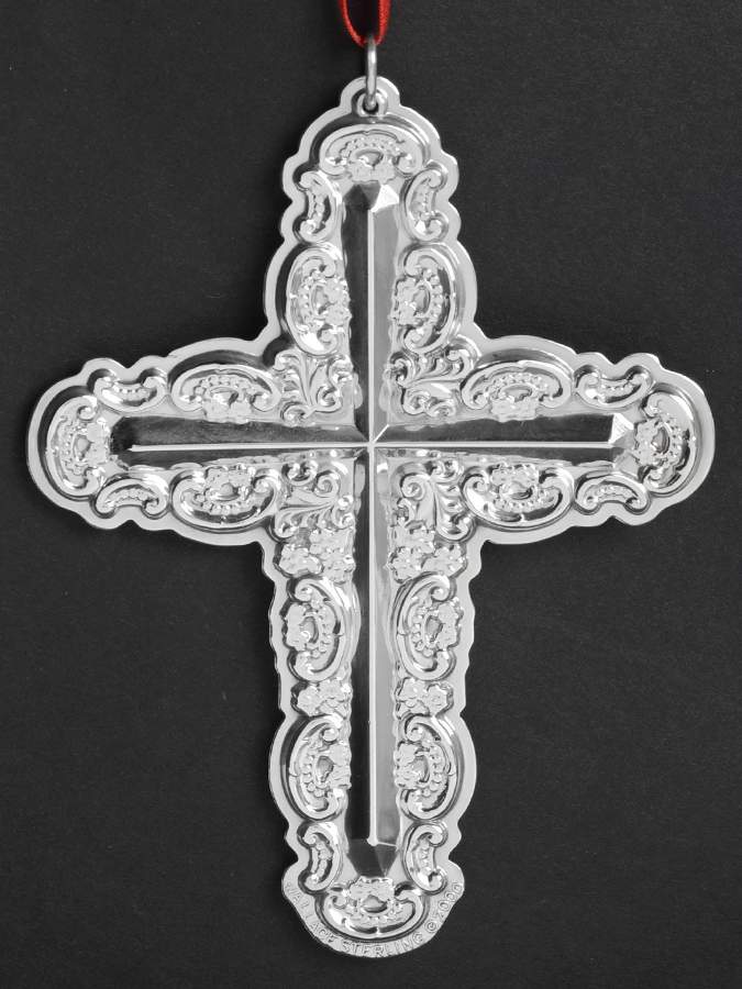 Grande Baroque Cross 2000 Cross - Boxed by Wallace Silver-1