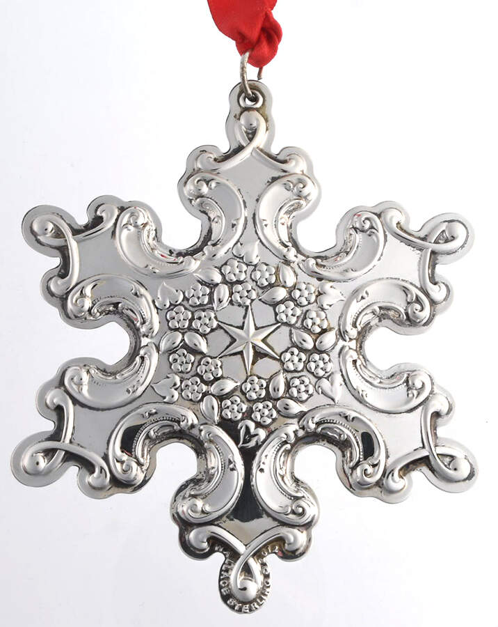 Grande Baroque Snowflake 2012-Snowflake - Boxed by Wallace Silver-1