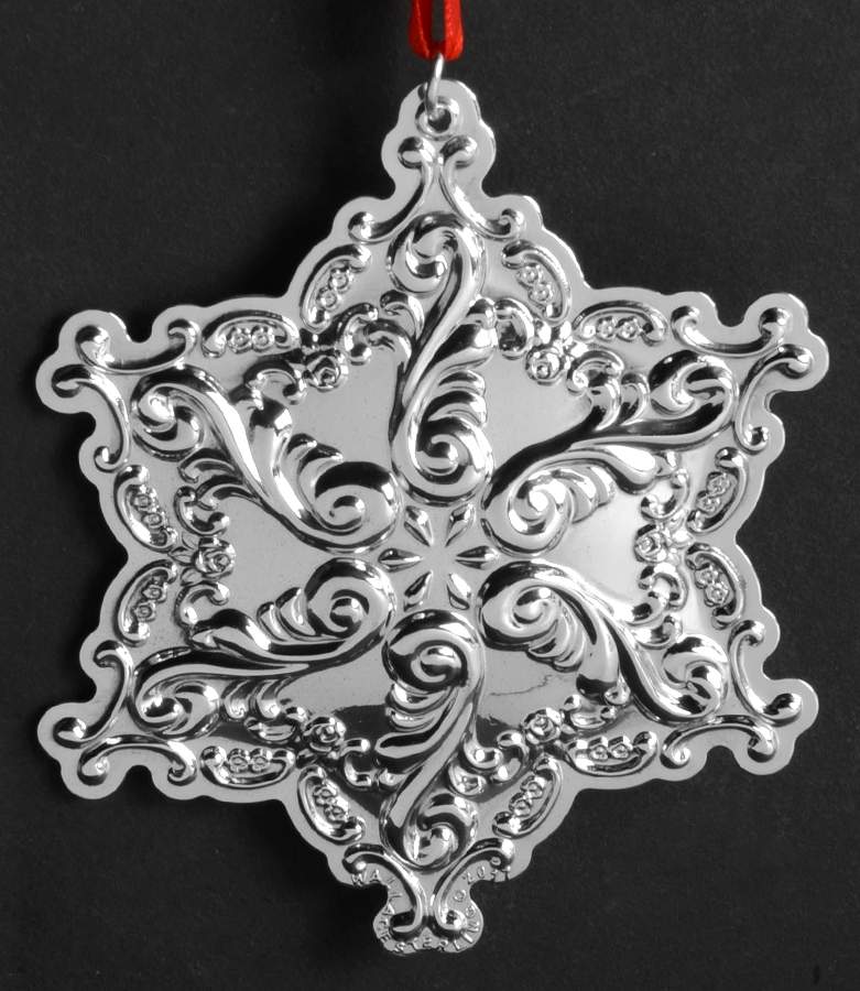 Grande Baroque Snowflake 2017 Snowflake - 3 3/4 Ht - No Box by Wallace Silver-1