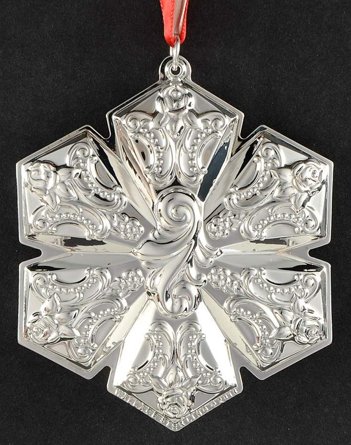 Grande Baroque Snowflake 2018 Snowflake - 3 3/4 Ht - No Box by Wallace Silver-1