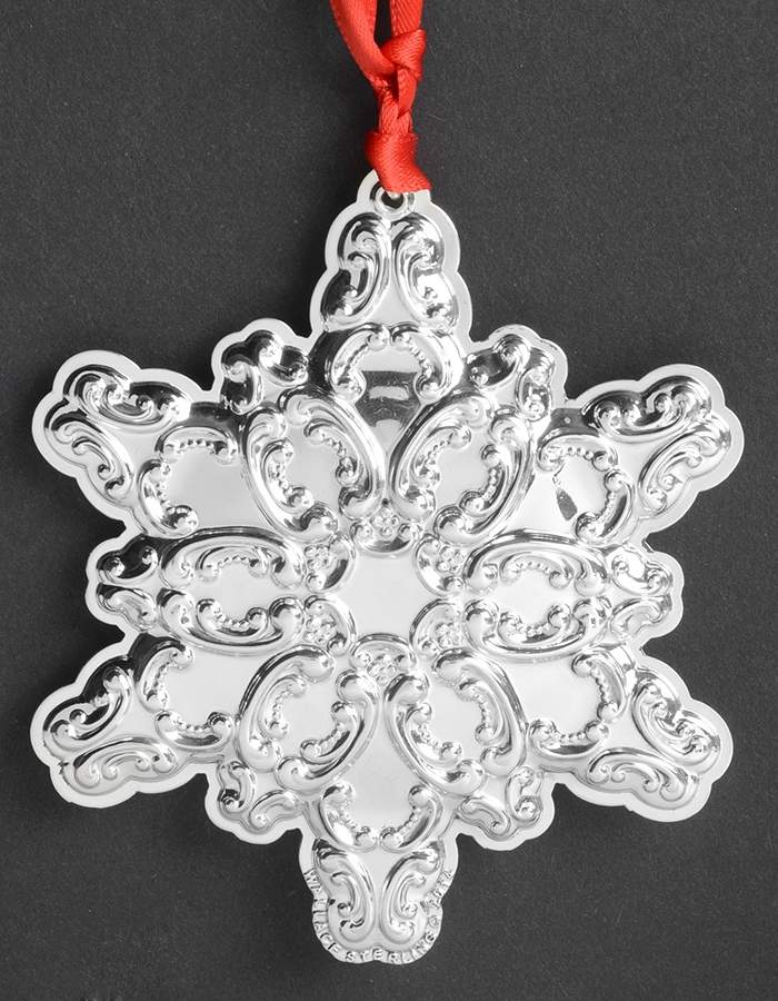 Grande Baroque Snowflake 2014-Snowflake - 3 5/8 Ht - Boxed by Wallace Silver-1