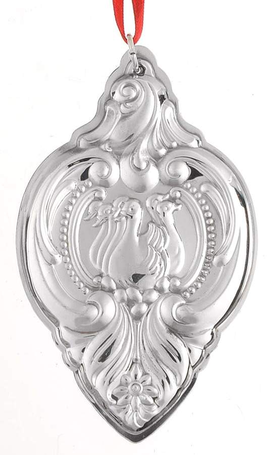 Twelve Days of Christmas-Grande Baroque Six Geese A Laying - No Box by Wallace Silver-1