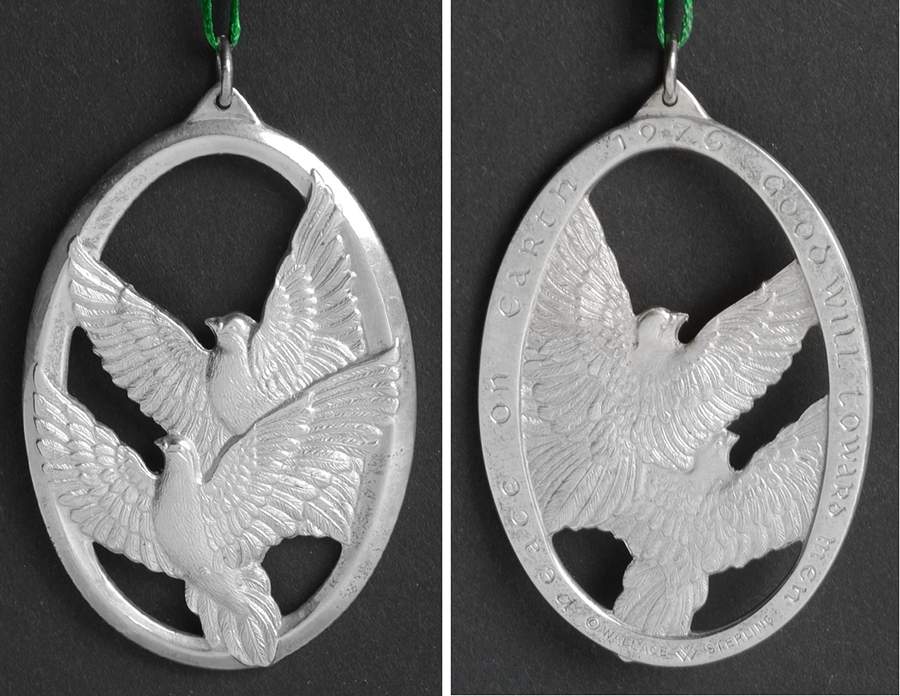 Peace Dove 1976 Peace Dove-Sterling - Boxed by Wallace Silver-1