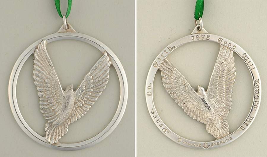 Peace Dove 1975 Peace Dove-Sterling - Boxed by Wallace Silver-1