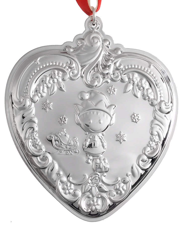 Grande Baroque Heart 2022 Elf - Boxed by Wallace Silver-1