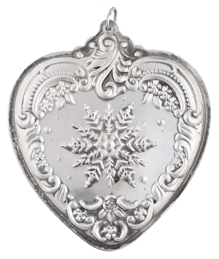 Grande Baroque Heart 2007-Snowflake  - No Box by Wallace Silver-1