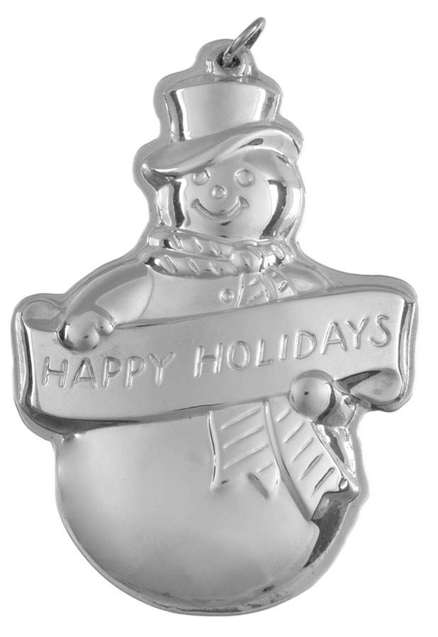 Memories Snowman-Happy Holidays - Boxed by Wallace Silver-1