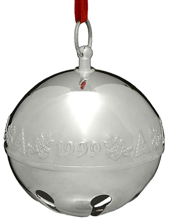 Sleigh Bell-Silverplate Ornament Trees And Holly - No Box by Wallace Silver-1