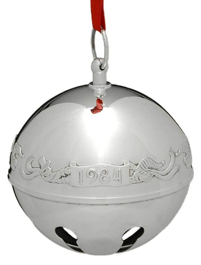 Sleigh Bell-Silverplate Ornament Rejoicing Carolers - No Box by Wallace Silver-1