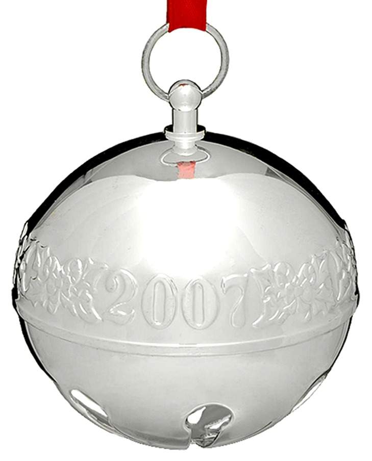 Sleigh Bell-Silverplate Ornament Candy Canes - No Box by Wallace Silver-1