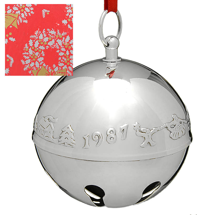 Sleigh Bell-Silverplate Ornament Trimming The Tree - Boxed by Wallace Silver-1