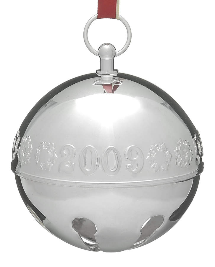 Sleigh Bell-Silverplate Ornament Snowflakes - No Box by Wallace Silver-1
