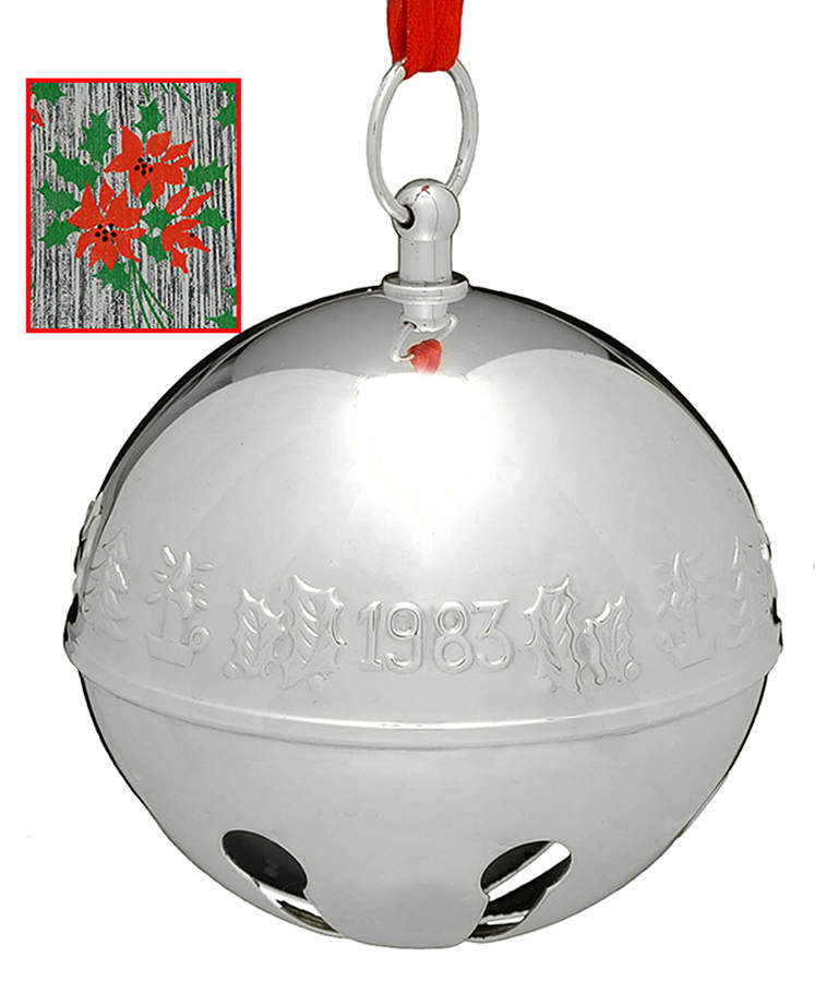 Sleigh Bell-Silverplate Ornament Christmas Candle - Boxed by Wallace Silver-1