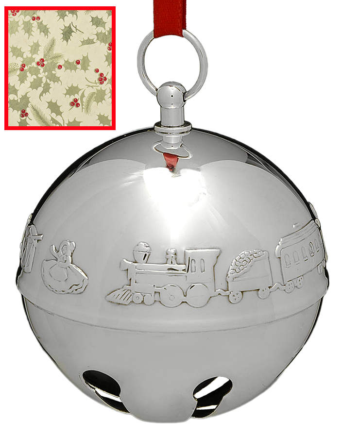 Sleigh Bell-Silverplate Ornament Festive Toys - Boxed by Wallace Silver-1