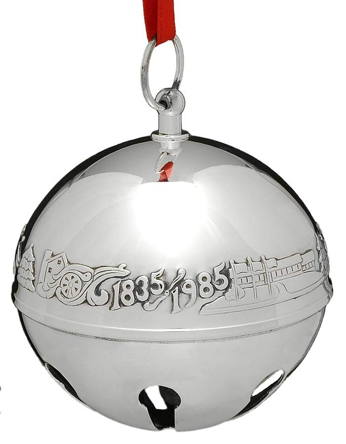 Sleigh Bell-Silverplate Ornament 150th Wallace Anniversary - No Box by Wallace Silver-1