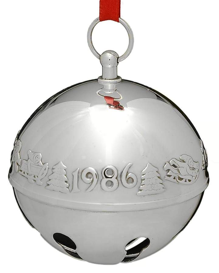 Sleigh Bell-Silverplate Ornament Coasting Children - With Box by Wallace Silver-1