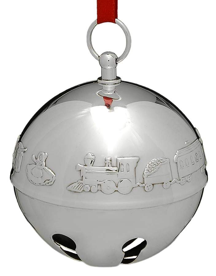 Sleigh Bell-Silverplate Ornament Festive Toys - No Box by Wallace Silver-1