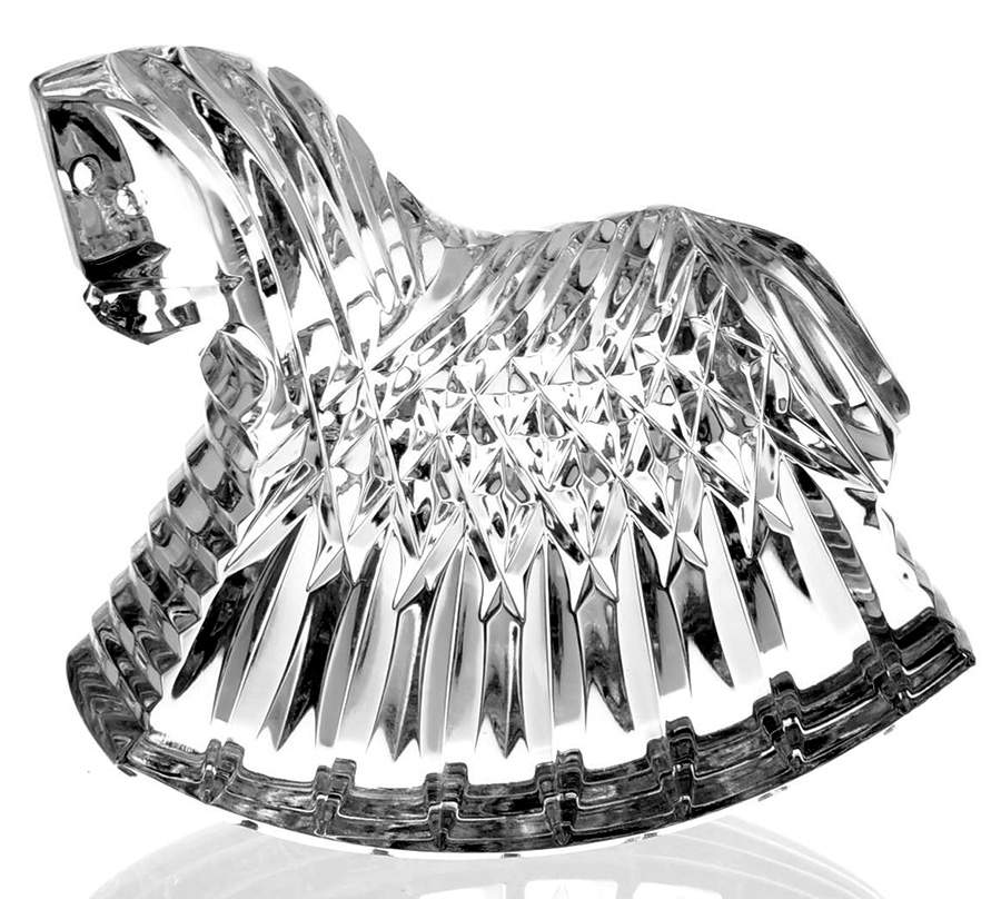 Waterford Crystal Figurine Rocking Horse - Boxed by Waterford Crystal-1