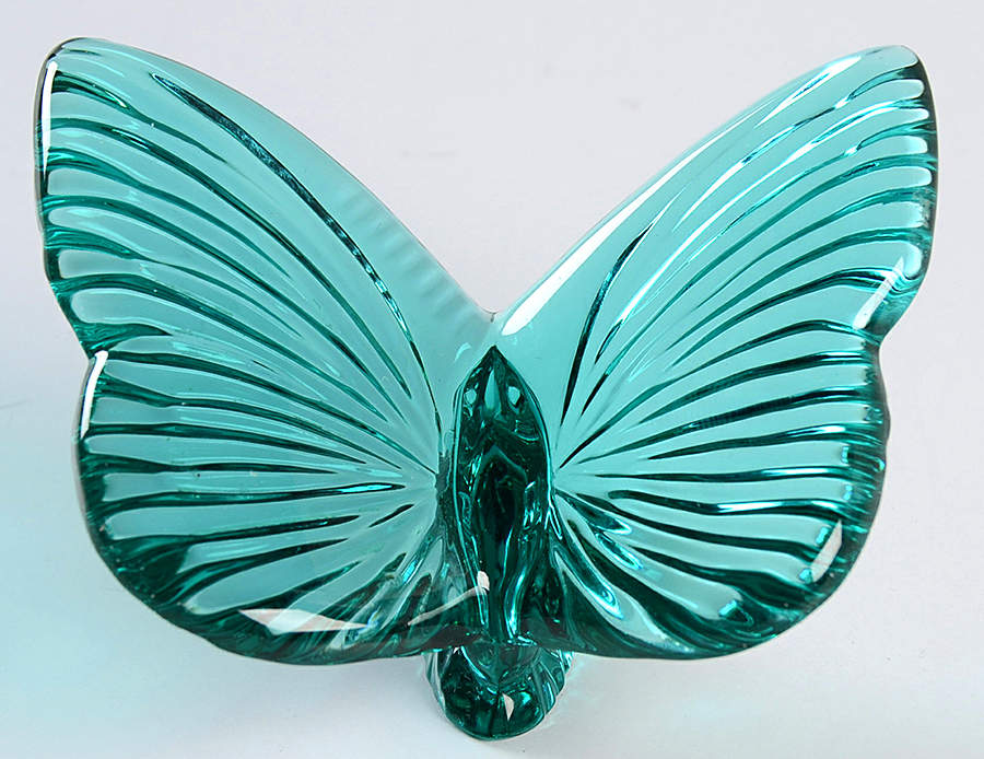 Waterford Crystal Figurine Butterfly-Turquoise - No Box by Waterford Crystal-1