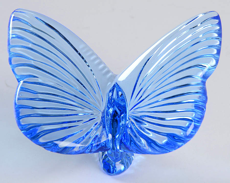 Waterford Crystal Figurine Butterfly-Blue - Boxed by Waterford Crystal-1
