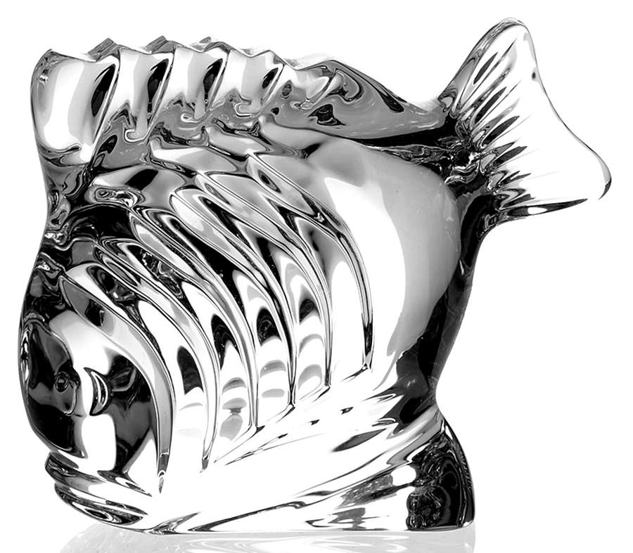Waterford Crystal Figurine Fish-Small-Head Down - Boxed by Waterford Crystal-1