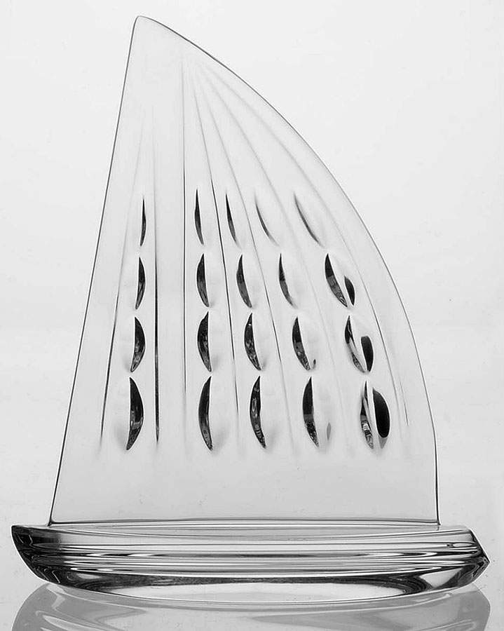 Waterford Crystal Figurine Sailboat Clear - No Box by Waterford Crystal-1