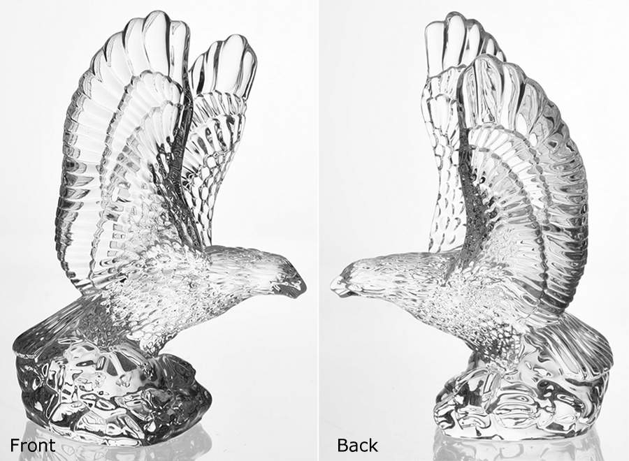 Waterford Crystal Figurine Fred Curtis Eagle - No Box by Waterford Crystal-1