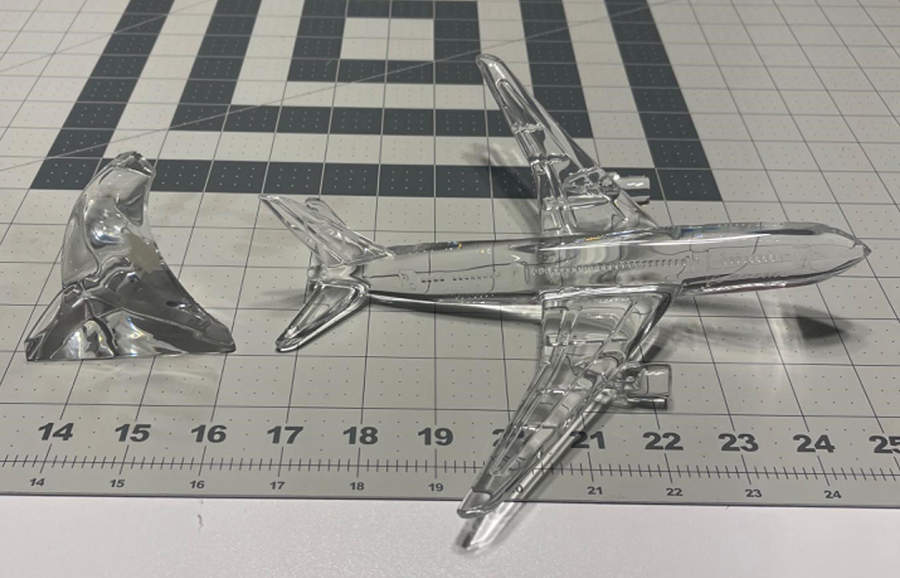 Waterford Crystal Figurine Boeing 787 Dreamliner Replica - No Box 233 by Waterford Crystal-1