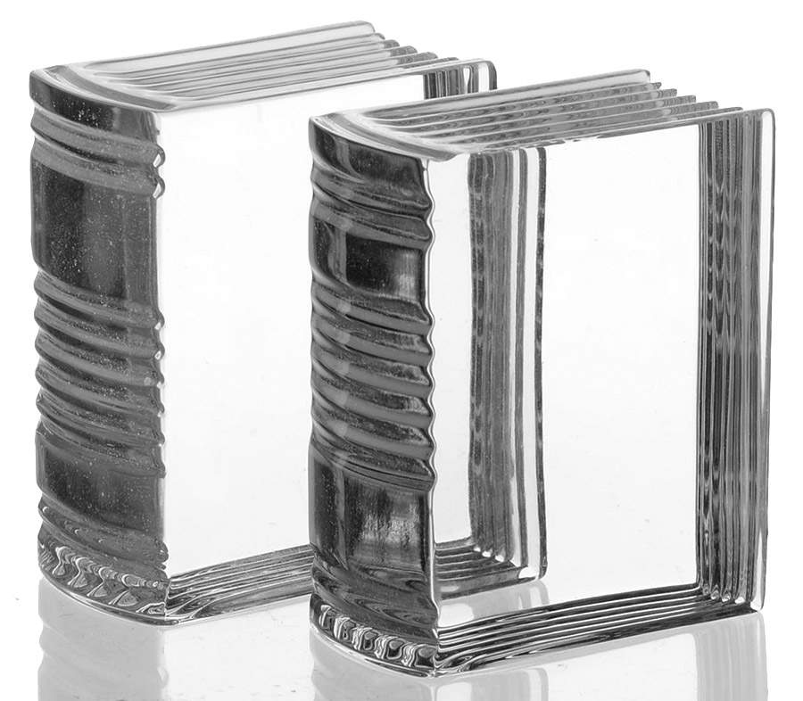 Waterford Crystal Figurine Moneto Bookend-Pair - No Box by Waterford Crystal-1
