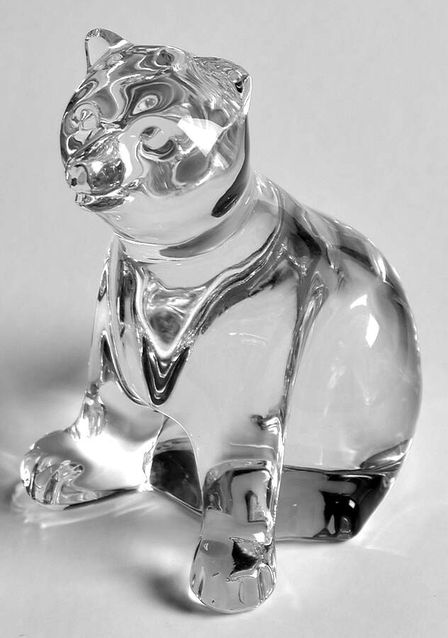 Waterford Crystal Figurine Sitting Bear - With Box 238 by Waterford Crystal-1