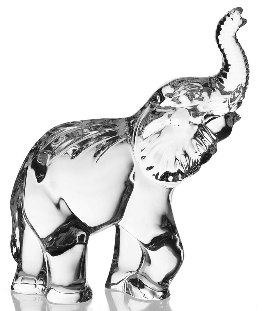 Waterford Crystal Figurine Elephant - No Box by Waterford Crystal-1