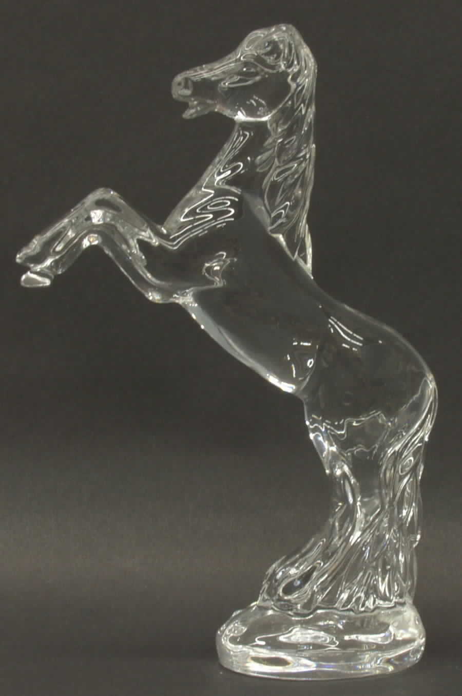 Waterford Crystal Figurine Rearing Horse-Seahorse Mark - Boxed by Waterford Crystal-1