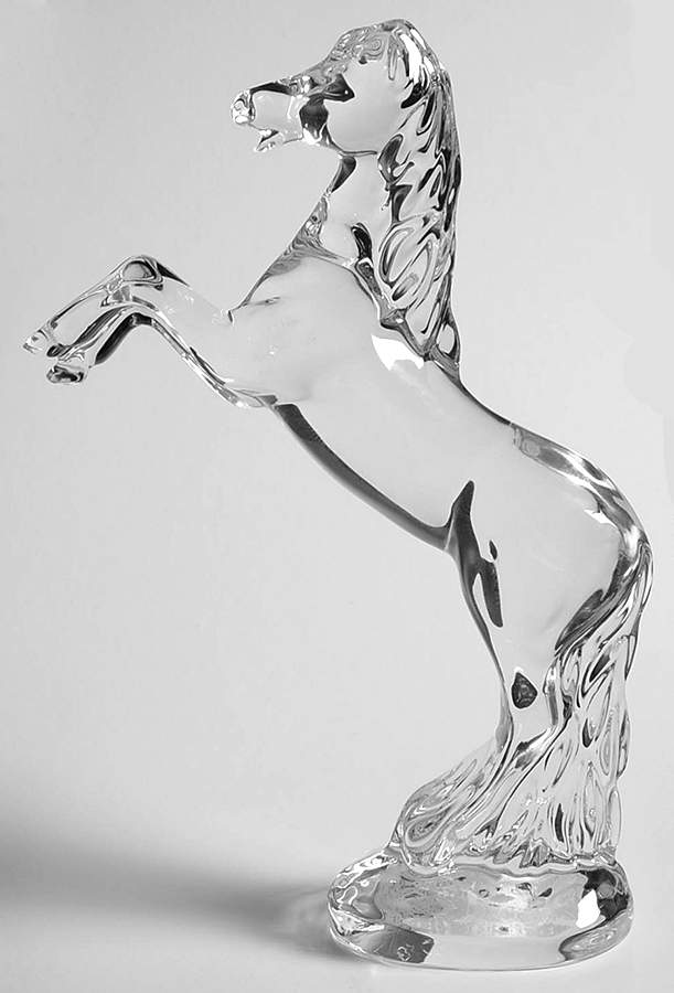 Waterford Crystal Figurine Rearing Horse - Boxed by Waterford Crystal-1