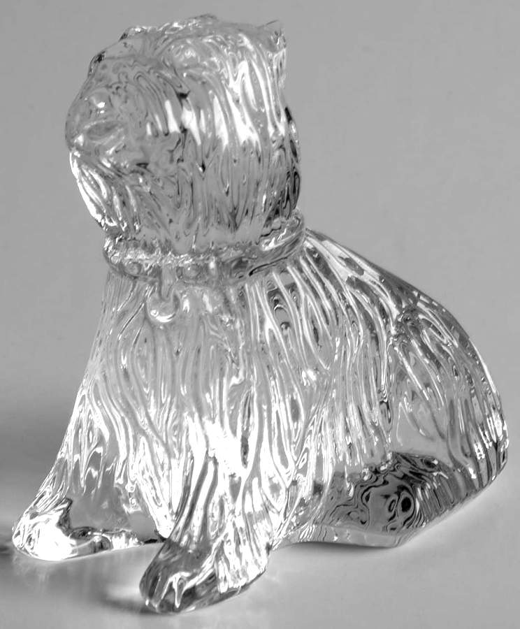 Waterford Crystal Figurine Westie Dog-Sitting - Boxed by Waterford Crystal-1