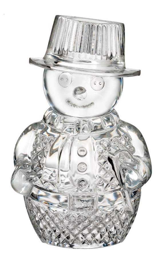 Waterford Crystal Figurine Snowman Sculpture - No Box by Waterford Crystal-1