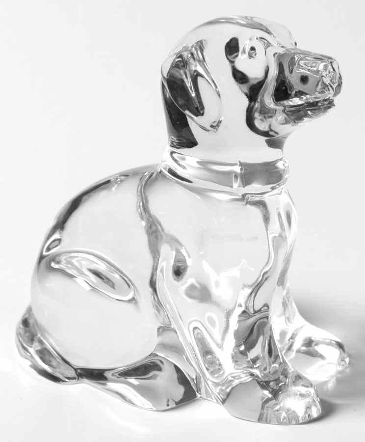 Waterford Crystal Figurine Lab Puppy - With Box by Waterford Crystal-1