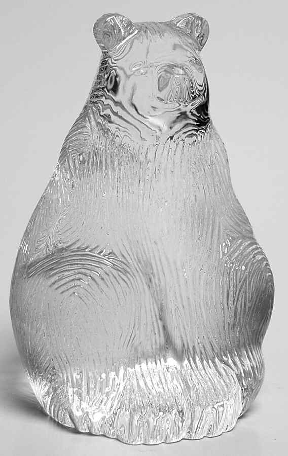 Waterford Crystal Figurine Bear - No Box by Waterford Crystal-1