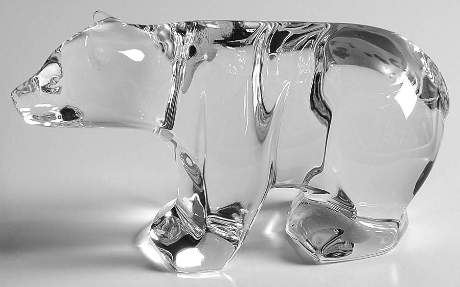 Waterford Crystal Figurine Bear - No Box by Waterford Crystal-1