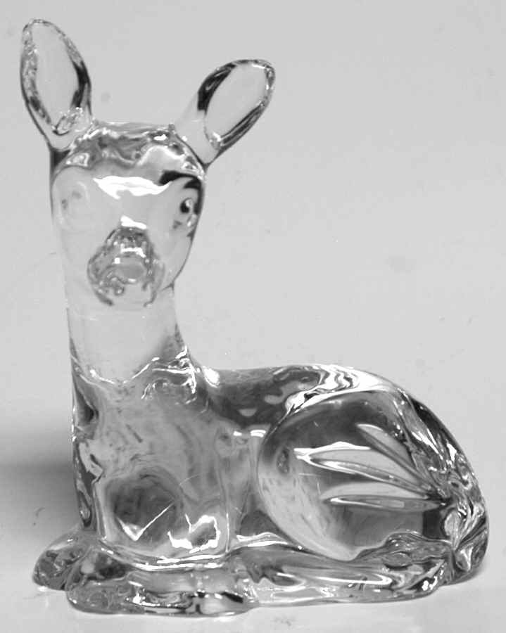 Waterford Crystal Figurine Fawn - No Box by Waterford Crystal-1