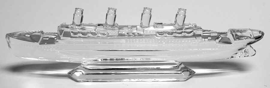 Waterford Crystal Figurine Vintage Steamship - Boxed by Waterford Crystal-1