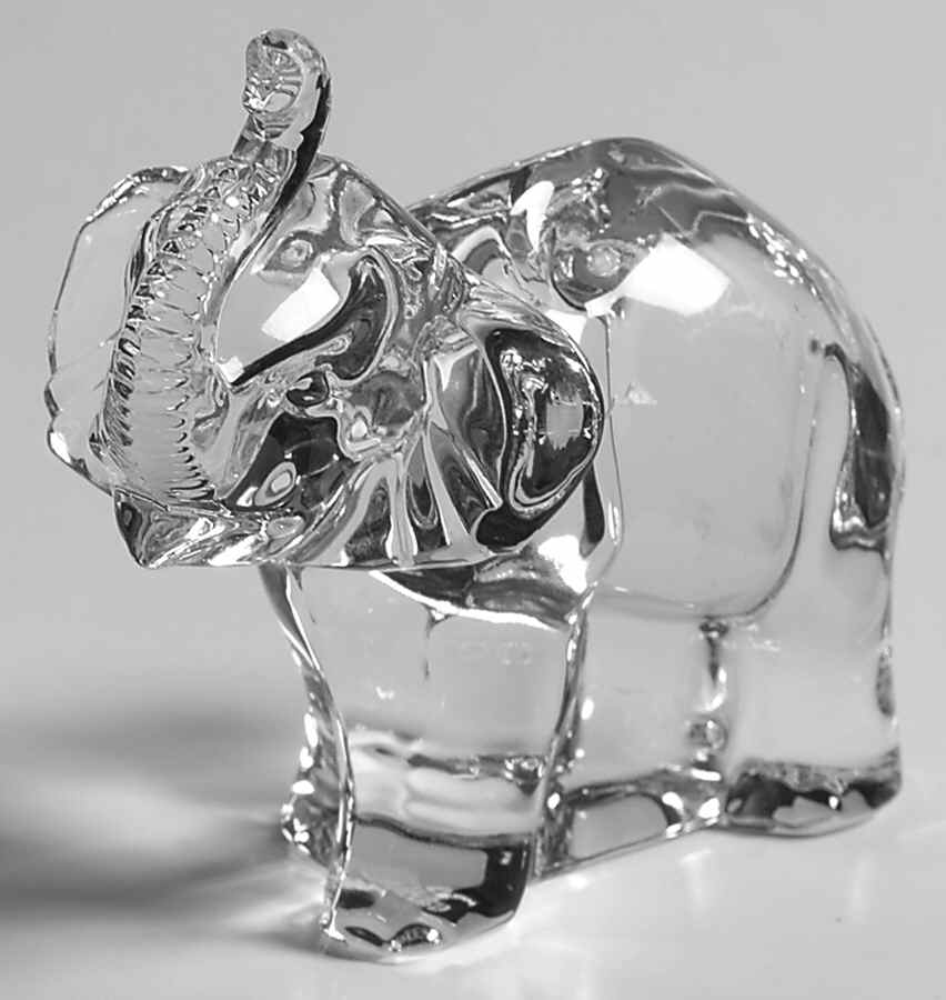 Waterford Crystal Figurine Baby Elephant - No Box by Waterford Crystal-1